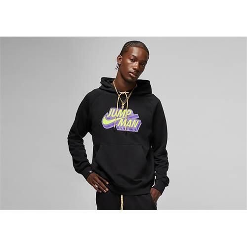 Bluza sportowa męska Nike Air Jordan Jumpman Fleece. Czarne bluzy z kapturem Nike, m, bez wzorów, z kapturem. Za 453.00 zł.
