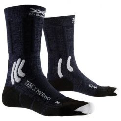 Skarpety trekkingowe X-Socks Trek X Merino 4.0. Białe skarpety X BIONIC, bez wzorów, z wełny. Za 158.00 zł.