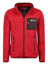 Geographical Norway Kurtka polarowa "Title" w kolorze czerwonym rozmiar: L. Czerwone kurtki Geographical Norway, l, bez wzorów, z polaru, bez kaptura. Za 150.37 zł.