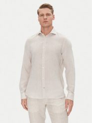 JOOP! Koszula 17 JSH-146Pai-W 30046075 Écru Slim Fit. Koszule JOOP!, m, bez wzorów, ze lnu, bez kołnierzyka, bez ramiączek. Za 509.99 zł.
