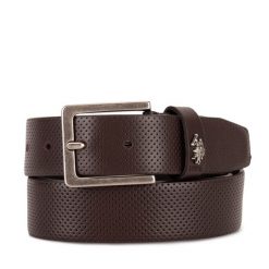 Pasek U.S. Polo Assn. Brązowe paski U.S. Polo Assn., bez wzorów. Za 199.99 zł.