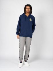 Bluza trekking męska Trassmen. Niebieskie bluzy z kapturem Fila, m, z aplikacjami, z bawełny, z kapturem. Za 313.00 zł.