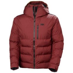 Kurtka puchowa Helly Hansen Kvitfjell. Czerwone kurtki narciarskie i snowboardowe Helly Hansen, m, bez wzorów, z puchu, narciarskie. Za 1,411.00 zł.