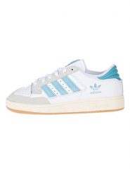 Adidas Skórzane sneakersy "Centennial 85" w kolorze biało-niebiesko-beżowym rozmiar: 43 1/3. Białe buty sportowe casual Adidas, bez wzorów, bez zapięcia. Za 134.85 zł.