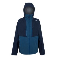 Kurtka turystyczna 3 w 1 Regatta Sacramento. Niebieskie kurtki Regatta, bez wzorów, z puchu, bez kaptura. Za 663.50 zł.