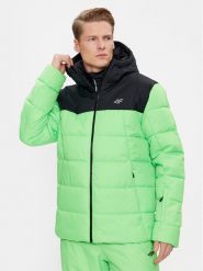 4F Kurtka narciarska 4FAW23TTJAM307 Zielony Regular Fit. Zielone kurtki narciarskie i snowboardowe 4F, m, bez wzorów, z syntetyku, narciarskie. Za 309.99 zł.
