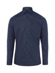 Finshley & Harding koszula biznesowa - Easy Care Mężczyźni Slim Fit Bawełna niebieski, 44. Niebieskie koszule Finshley & Harding, m, bez wzorów, z bawełny, bez kołnierzyka, bez ramiączek. Za 119.95 zł.