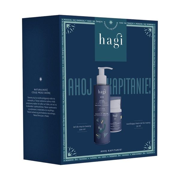 Hagi Cosmetics Zestawy prezentowe dla mężczyzn Pielęgnacja twarzy 1 ct Męskie. Kremy i balsamy Hagi Cosmetics. Za 89.99 zł.