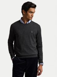 Polo Ralph Lauren Sweter 710954589003 Szary ciemny Regular Fit. Szare swetry rozpinane Polo Ralph Lauren, m, bez wzorów, z wełny, bez kołnierzyka, bez ramiączek. Za 919.99 zł.