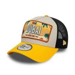 Czapka z daszkiem New Era Licence Plate Los Angeles Trucker. Czapki z daszkiem New Era, bez wzorów. Za 129.99 zł.