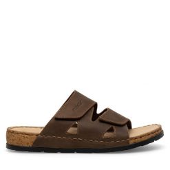 Klapki Rieker. Brązowe klapki Rieker. Za 309.99 zł.