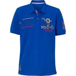 Cellbes Koszulka polo niebieski male niebieski S. Niebieskie koszulki polo Cellbes, m, z aplikacjami, bez kołnierzyka, bez ramiączek. W wyprzedaży za 71.00 zł.