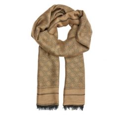 Szal Guess. Brązowe szaliki Guess, z aplikacjami. Za 329.99 zł.