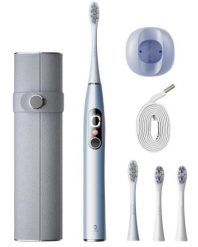 Szczoteczka soniczna Oclean X Pro Digital Zestaw srebrny. Szare szczoteczki elektryczne Oclean. W wyprzedaży za 329.00 zł.