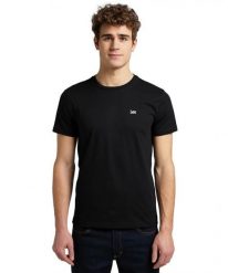 MĘSKA KOSZULKA LEE ZESTAW CREW CZARNY/SZARY 112142481. Czarne t-shirty Lee, m, bez wzorów, bez kołnierzyka, bez ramiączek. Za 139.99 zł.