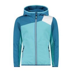 Dziewczęcy polar z kapturem CMP. Czarne bluzy z polaru CMP, bez wzorów, z polaru, z kapturem. Za 266.55 zł.