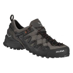 Buty Podejściowe Męskie Salewa Wildfiredge. Czarne buty turystyczne Salewa, bez wzorów, z materiału, bez zapięcia, trekkingowe. Za 929.99 zł.