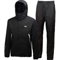 2-częściowy zestaw przeciwdeszczowy "Lysefjord" w kolorze czarnym. Kurtki przeciwdeszczowe marki Helly Hansen. W wyprzedaży za 391.95 zł.