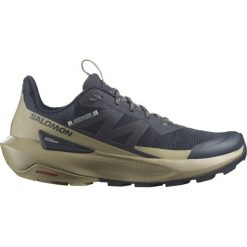 Buty trekkingowe męskie Elixir Activ. Brązowe trekkingi Salomon, bez wzorów, bez zapięcia. Za 599.99 zł.