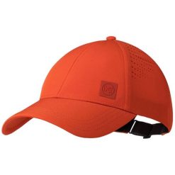 Czapka z daszkiem Summit Cap Poppy UPF 50. Czerwone czapki z daszkiem Buff, bez wzorów, z materiału. Za 121.99 zł.