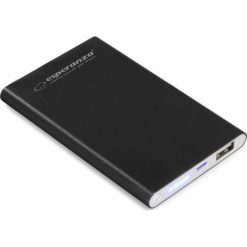 Powerbank Esperanza Nucleus 4400mAh Czarny (EMP116K). Czarne powerbanki Esperanza. Za 24.99 zł.