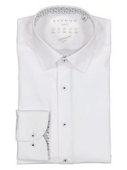 Eterna Koszula - Slim fit - w kolorze białym rozmiar: 41. Białe koszule Eterna, bez wzorów, z materiału, bez kołnierzyka, bez ramiączek. Za 157.35 zł.