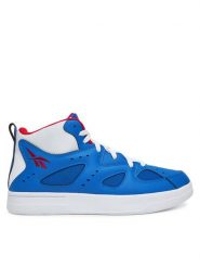 Reebok Sneakersy PRIMARY HARDWOOD 100235358 Niebieski. Niebieskie buty sportowe casual Reebok, bez wzorów, z materiału, bez zapięcia. Za 299.99 zł.