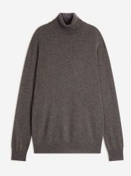 Perfect Cashmere Kaszmirowy golf w kolorze brązowym rozmiar: XL. Brązowe golfy Perfect Cashmere, xl, bez wzorów, z kaszmiru, bez ramiączek. Za 434.99 zł.