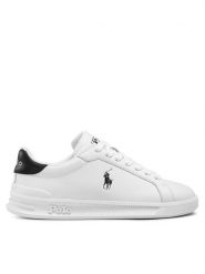 Polo Ralph Lauren Sneakersy Hrt Ct II 809829824005 Biały. Białe buty sportowe casual Polo Ralph Lauren, bez wzorów, ze skóry, bez zapięcia. Za 549.99 zł.