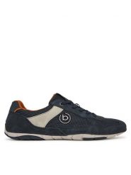 Bugatti Sneakersy Sandstone 325-A7P06-5000-4100 Granatowy. Niebieskie buty sportowe casual Bugatti, bez wzorów, ze skóry, bez zapięcia. Za 294.99 zł.