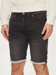 Pepe Jeans Szorty jeansowe Slim Gymdigo Short PM801075XG7 Szary Slim Fit. Szare szorty Pepe Jeans, m, bez wzorów, z bawełny. Za 239.99 zł.