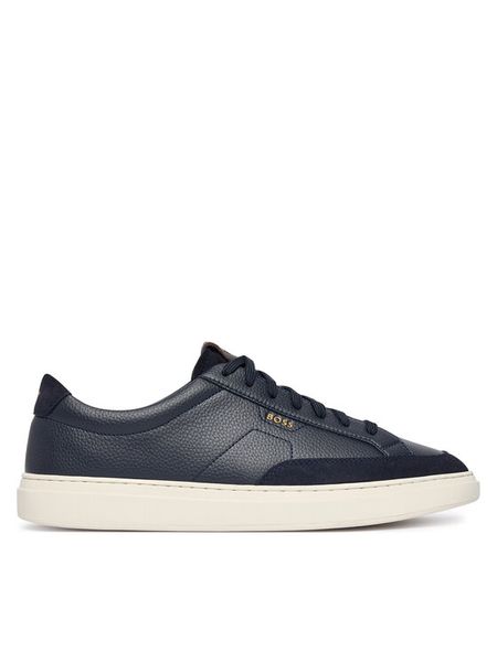 BOSS Sneakersy Kieran 50568536 Granatowy. Niebieskie buty sportowe casual Boss, bez wzorów, ze skóry, bez zapięcia. Za 849.99 zł.