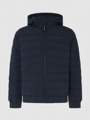 Pepe Jeans Kurtka pikowana "Tomek" w kolorze granatowym rozmiar: M. Niebieskie kurtki Pepe Jeans, m, bez wzorów, z jeansu, bez kaptura. Za 339.37 zł.