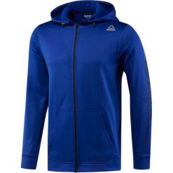 Reebok Bluza męska Wor Poly Flc niebieska r. XL (BR7775). Bluzy bez kaptura marki Reebok. Za 200.79 zł.
