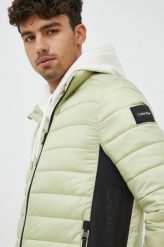 Calvin Klein kurtka męska kolor zielony przejściowa. Zielone kurtki CALVIN KLEIN, l, bez wzorów, z materiału, bez kaptura. Za 849.99 zł.