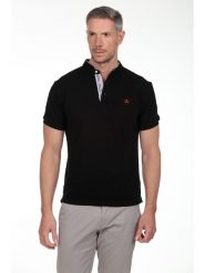 The Time of Bocha Koszulka polo w kolorze czarnym rozmiar: M. Czarne koszulki polo The Time of Bocha, m, bez wzorów, z bawełny, bez kołnierzyka, bez ramiączek. Za 104.99 zł.