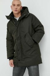 Abercrombie & Fitch kurtka męska kolor zielony zimowa. Zielone kurtki Abercrombie & Fitch, na zimę, l, bez wzorów, bez kaptura. W wyprzedaży za 1,079.90 zł.