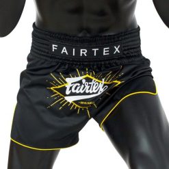 Spodenki Muay Thai Fairtex BS1903 Focus L. Czarne szorty FAIRTEX, l, bez wzorów, sportowe. Za 279.00 zł.