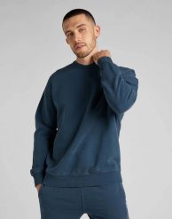 LEE CORE LOOSE SWS MĘSKA BLUZA KLASYCZNA LOGO L84VTJ54 112322621. Bluzy Lee, l, bez wzorów, bez kaptura. Za 139.99 zł.
