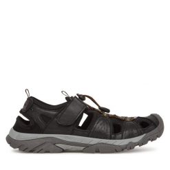 Sandały Lumberjack. Czarne sandały Lumberjack, bez zapięcia. Za 229.99 zł.