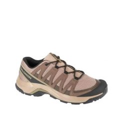 Buty trekkingowe Salomon X-Adventure Reckon GTX Beżowe. Brązowe buty turystyczne Salomon, bez wzorów, z gumy, bez zapięcia, trekkingowe. Za 439.75 zł.