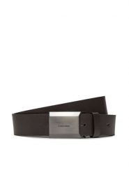 Calvin Klein Pasek Męski Beveled Plaque 2.0 35Mm K50K511746 Brązowy. Brązowe paski CALVIN KLEIN, bez wzorów, ze skóry. Za 169.99 zł.