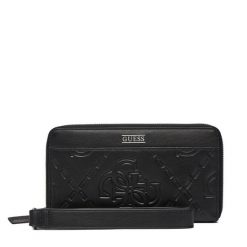 Portfel Guess. Czarne portfele Guess, z aplikacjami. Za 259.99 zł.