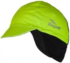 Czapka pod kask softshell Rogelli PROTTETIVO. Żółte czapki z daszkiem Rogelli, na jesień, bez wzorów, z elastanu. Za 91.25 zł.