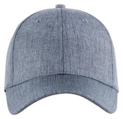 Clique Melange Cap – czapka 6-panelowa z melanżowej tkaniny, regulowana. Niebieskie czapki z daszkiem CLIQUE, bez wzorów, z tkaniny. Za 97.89 zł.