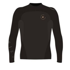 Koszulka męska neoprenowa SYMBIO NEW 1,5 mm z długim rękawem. Czarne bielizna termoaktywna Hiko, m, bez wzorów, z lycry, bez ramiączek. Za 408.38 zł.