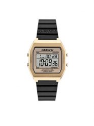 Adidas Originals Zegarek Street Digital Two AOST22075 Czarny. Czarne, cyfrowe zegarki adidas Originals. Za 399.99 zł.