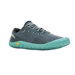 Buty do biegania męskie Merrell Vapor Glove 6. Niebieskie buty do biegania Merrell, bez wzorów, z materiału, bez zapięcia, do biegania. Za 665.00 zł.