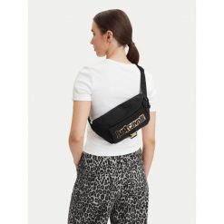 Nerka Just Cavalli. Czarne saszetki i nerki Just Cavalli, bez wzorów. Za 513.99 zł.