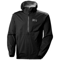 Kurtka wodoodporna Helly Hansen Momentum 3L Stretch. Czarne kurtki przeciwdeszczowe Helly Hansen, l, bez wzorów, bez kaptura. Za 1,022.00 zł.